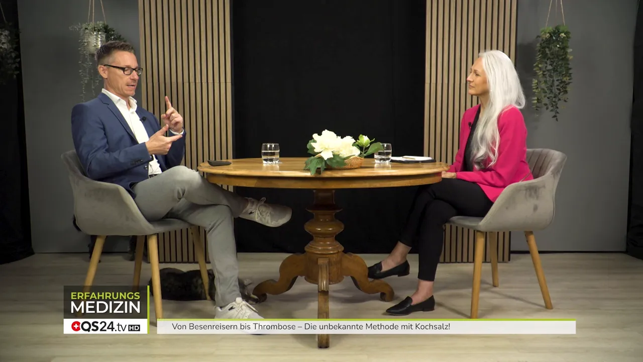 Visualisierung: Druck im Bauchraum wirkt auf Beine