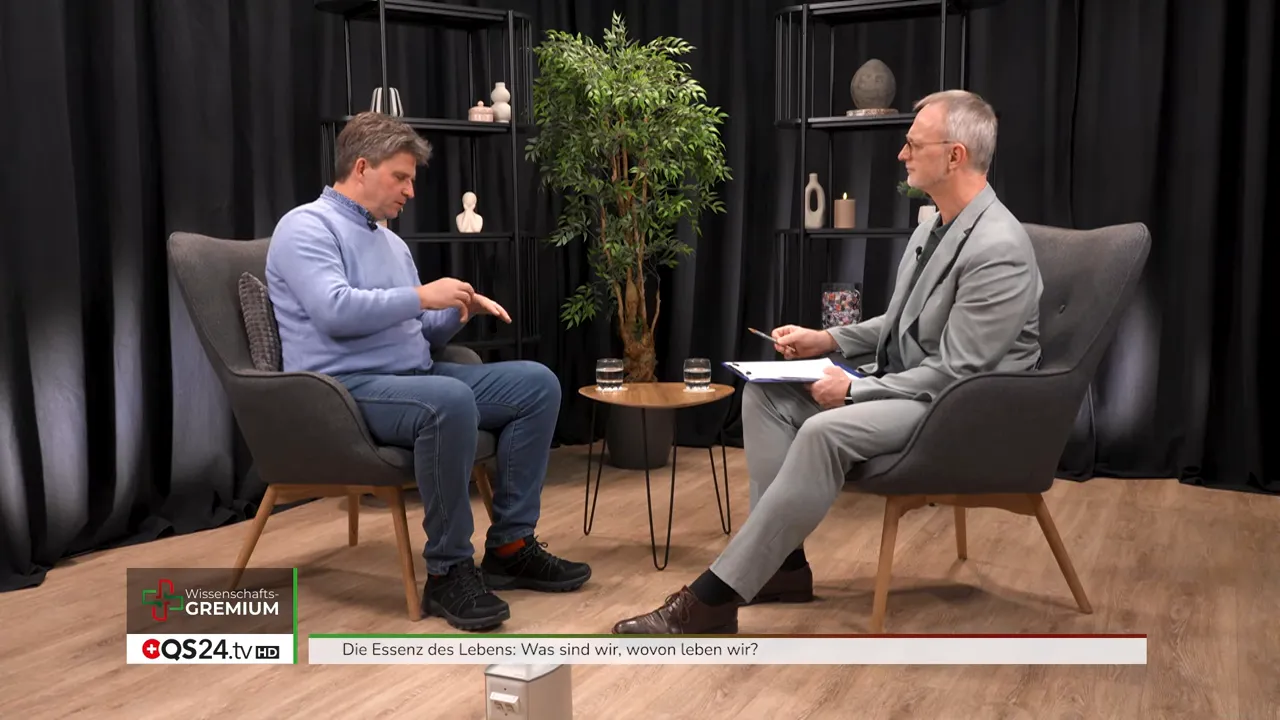 Gespräch im Studio über Gesundheit als Ordnung und Krankheit als Unordnung