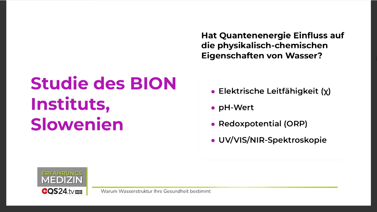 Warum die Wasserstruktur Ihre Gesundheit bestimmt - Interview mit Philipp Samor v. Holtzendorff-Fehling, Gründer von Leela Quantum Tech 4 BION-Institut: Studie und Messgeräte