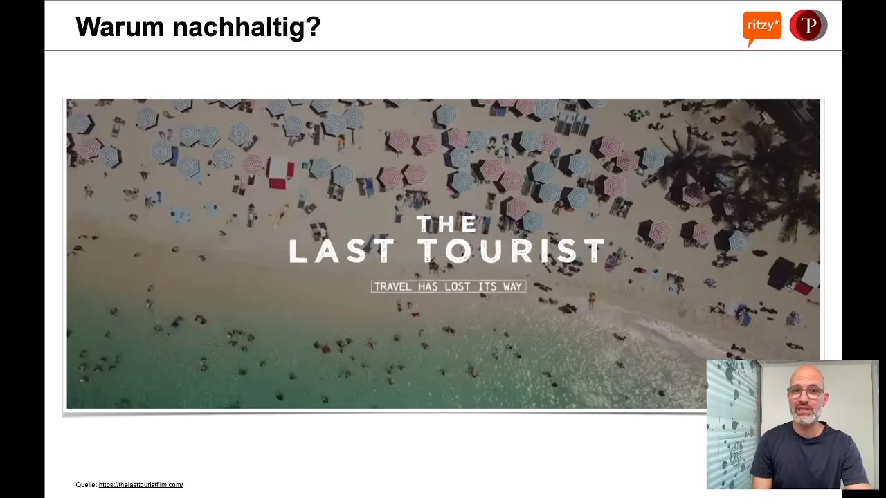 Startbild des Trailers 'The Last Tourist', Kritik am Massentourismus
