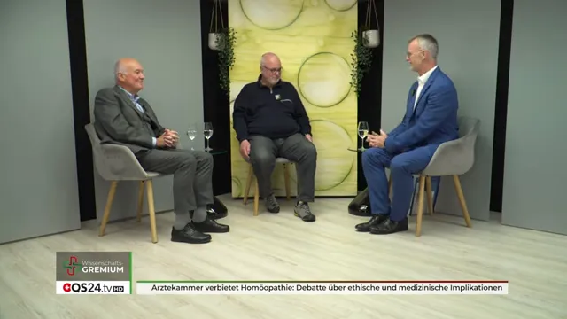 Studioaufnahme: Live-Diskussion beginnt