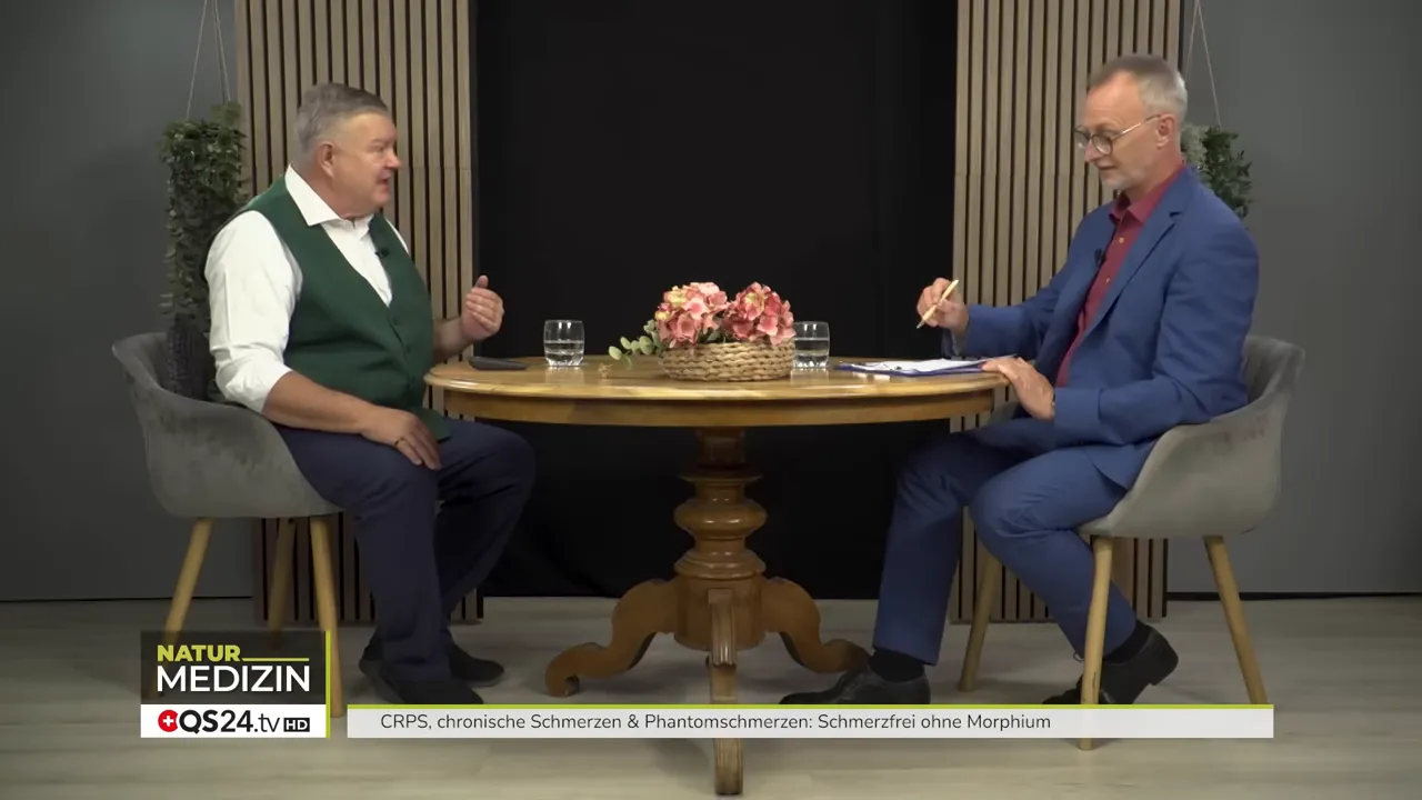 Professor Wolfgang Schaden und Anwendungsbeispiele der Pulswellentherapie