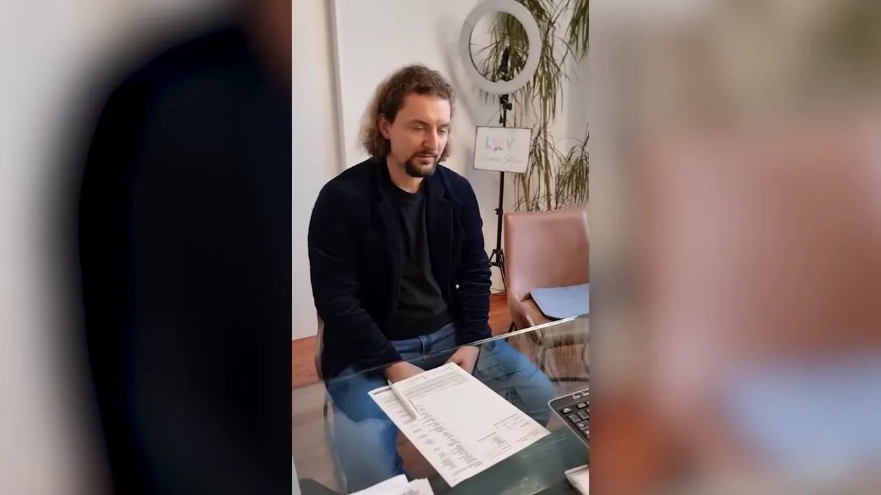 Berater beim Durchgehen von Laborunterlagen am Tisch in einem Praxisraum
