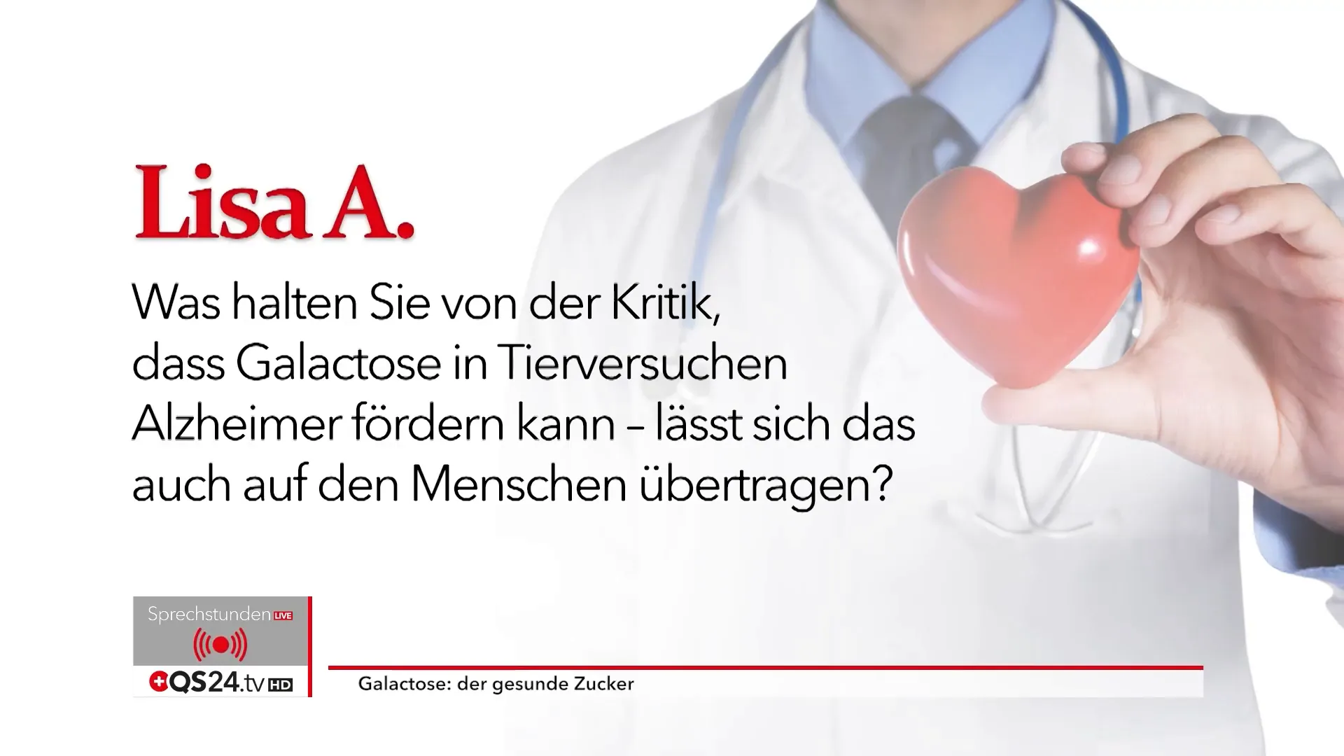 Diskussion um Tierversuche mit Galaktose