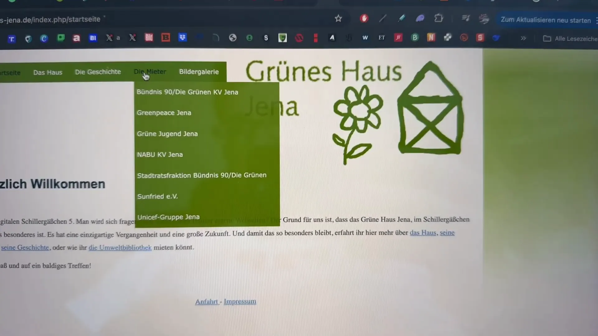Google Street View des Hauses in Schillergässchen 5, Jena