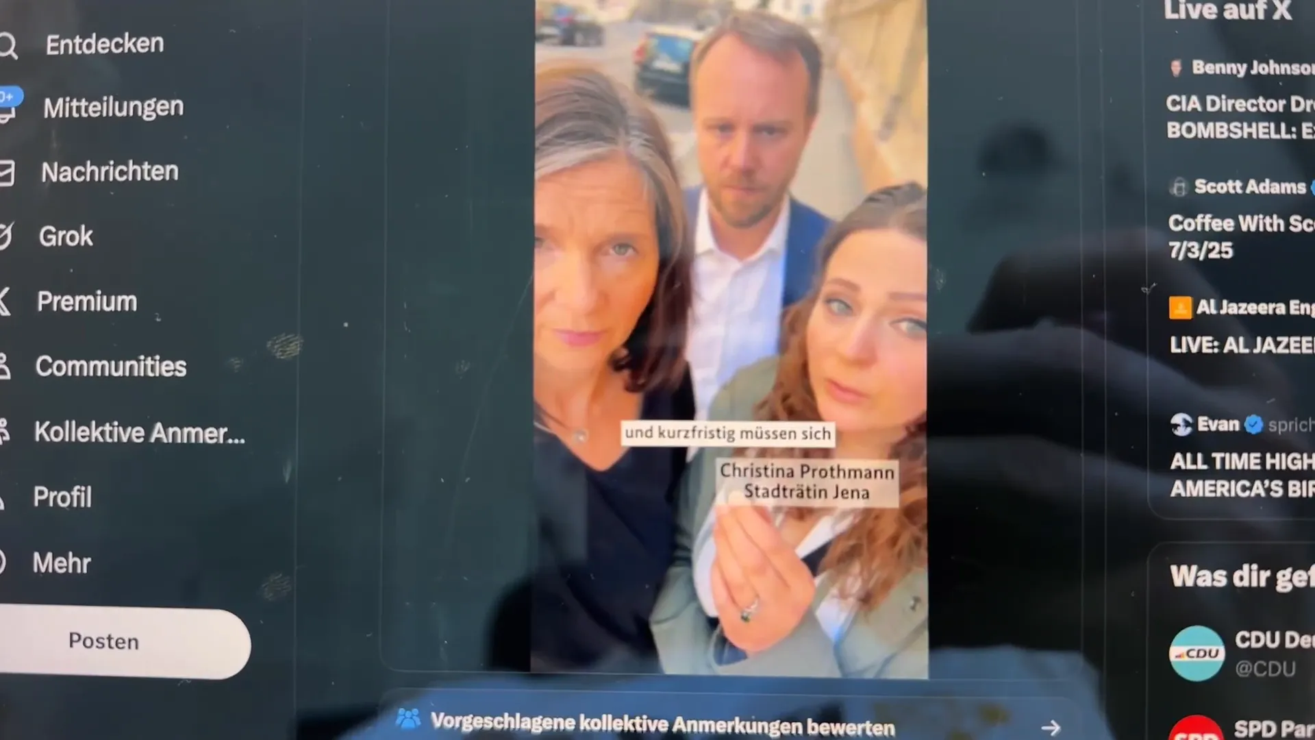 Maya Tee in Haftbedingungen, die kritisiert werden