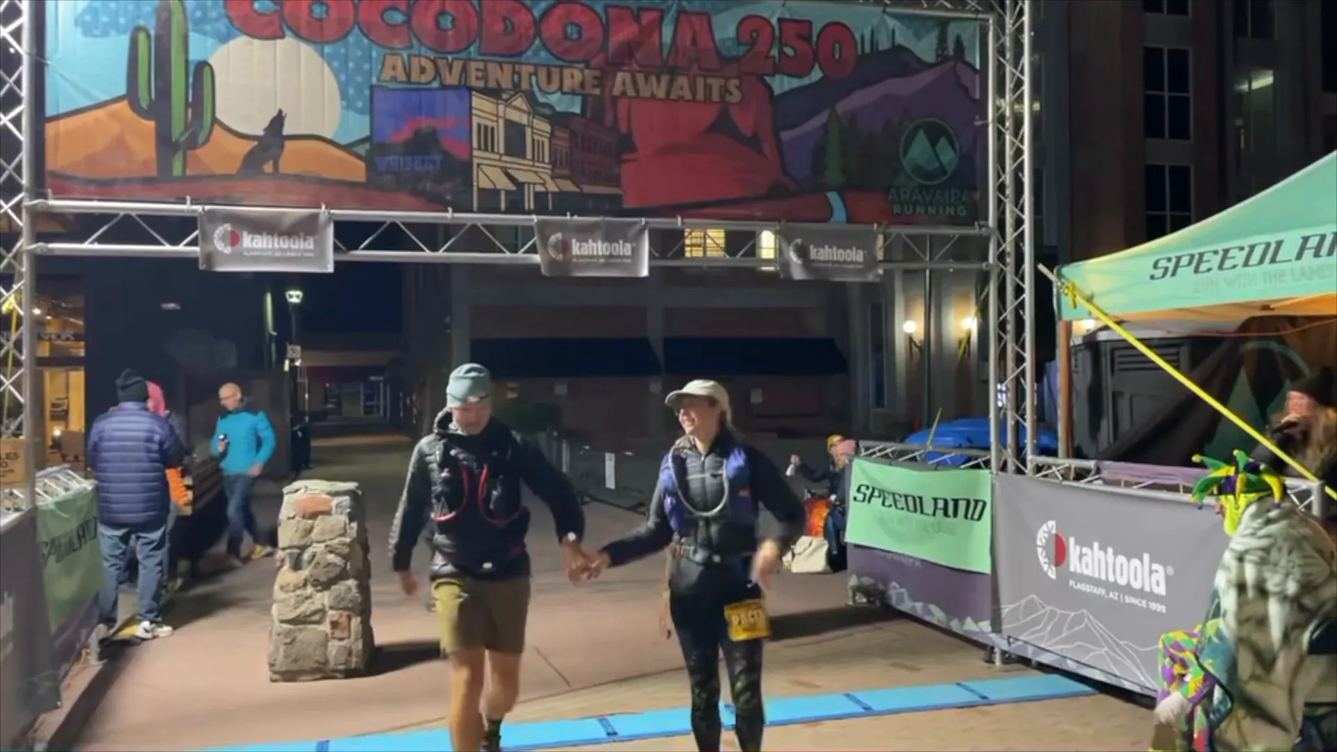 Crossing the Cocodona 250 finish line