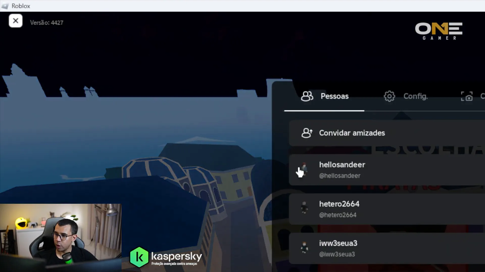 Configurações do Roblox