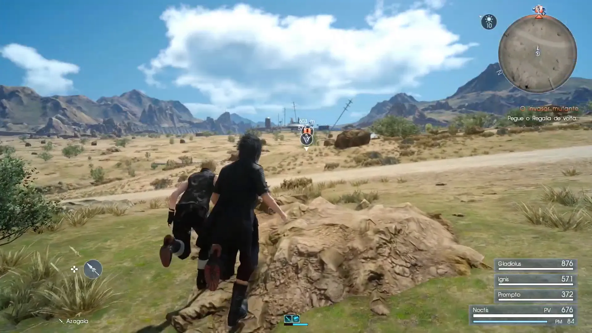 Gráficos impressionantes de Final Fantasy XV