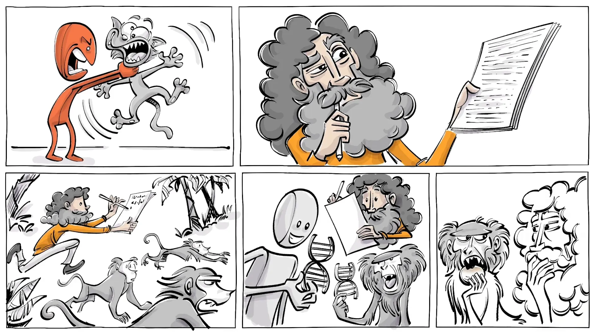 Sapolsky studying baboons in Kenya