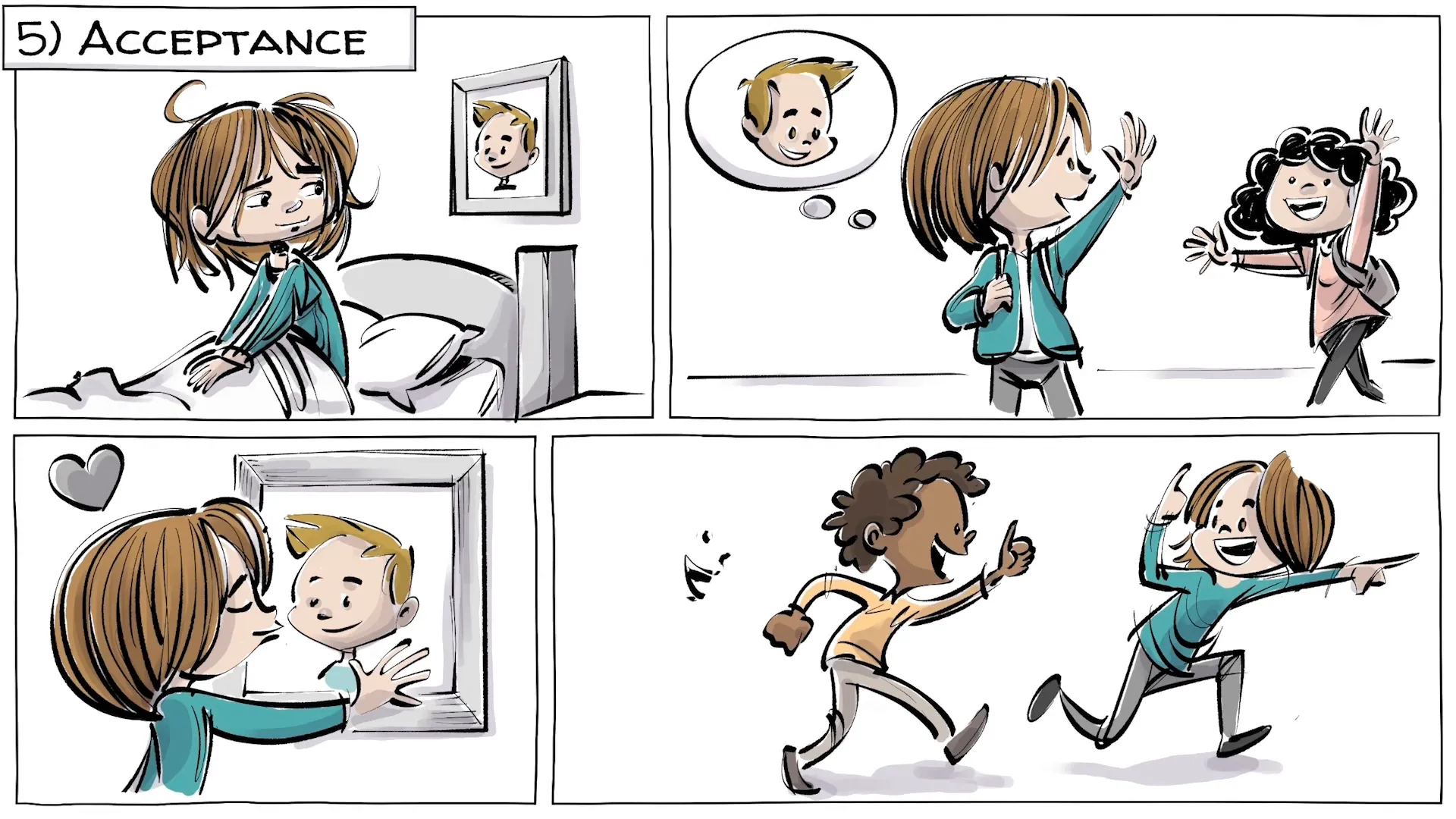 Finding peace and integrating loss during acceptance