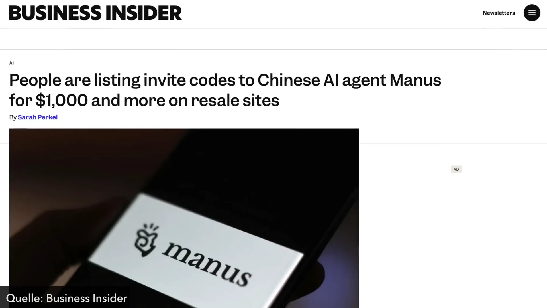 Manus KI-Agent - Einmalbonus und tägliche kostenlose Aufgaben