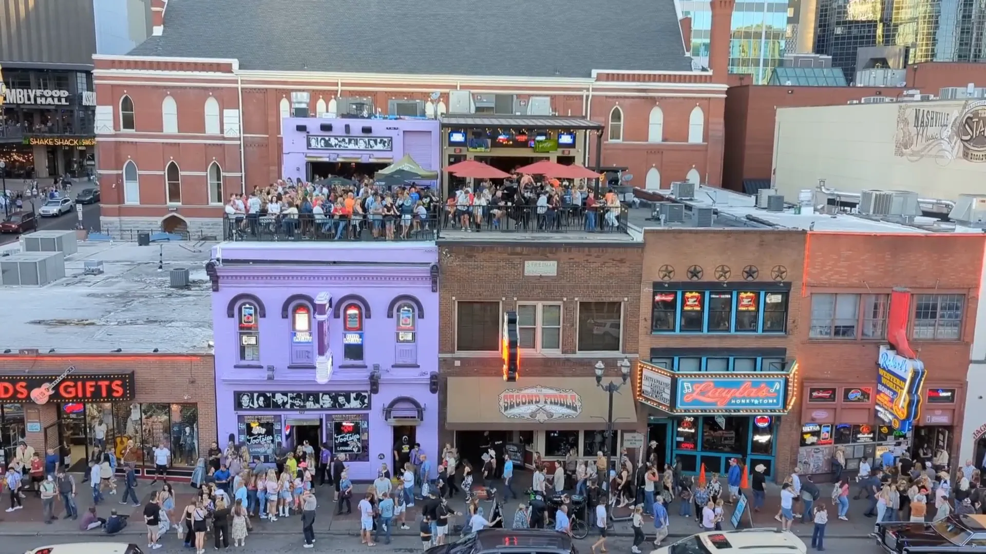 Tootie's Orchid Lounge with its iconic purple facade