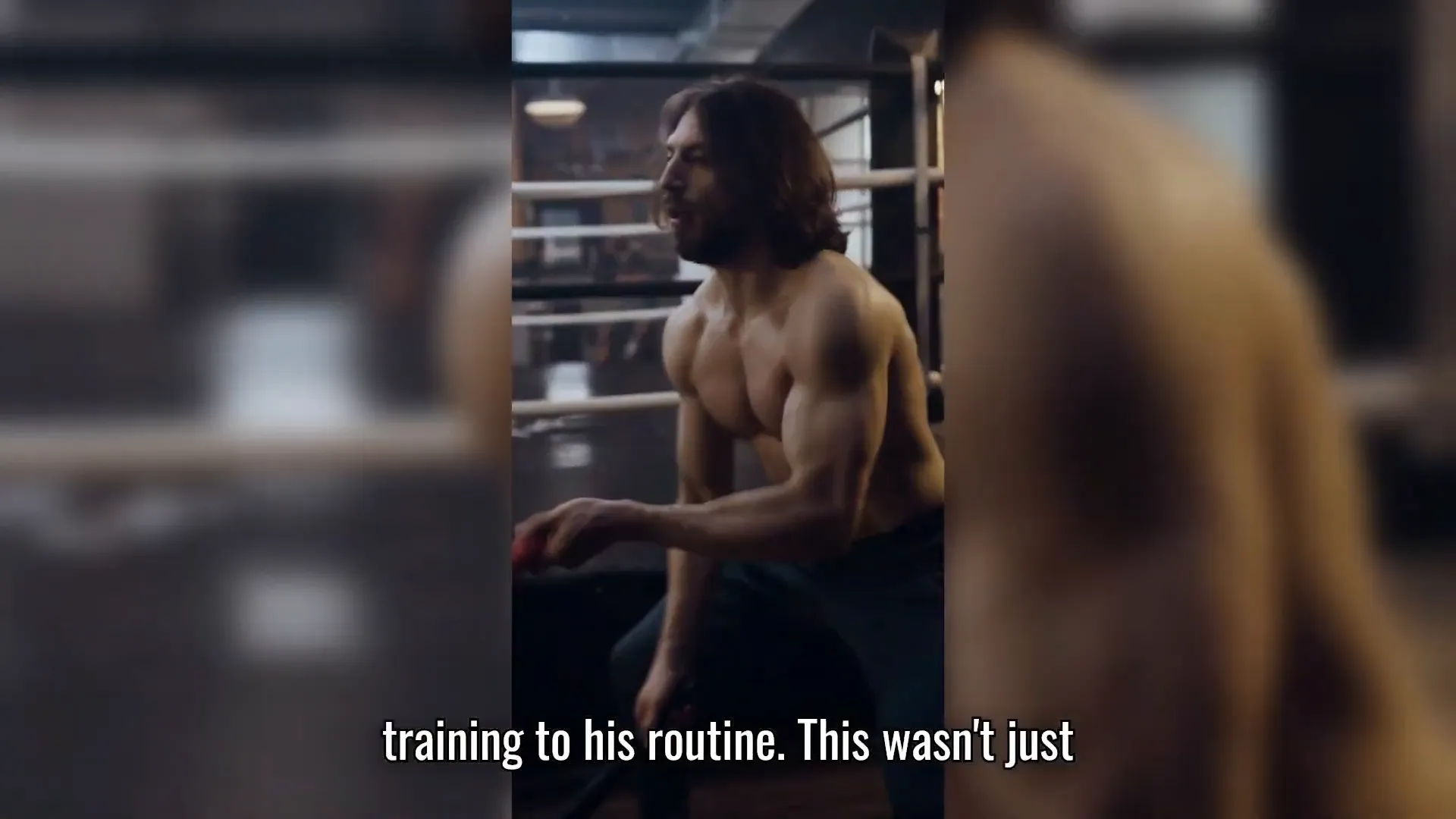 Post Malone during a workout session