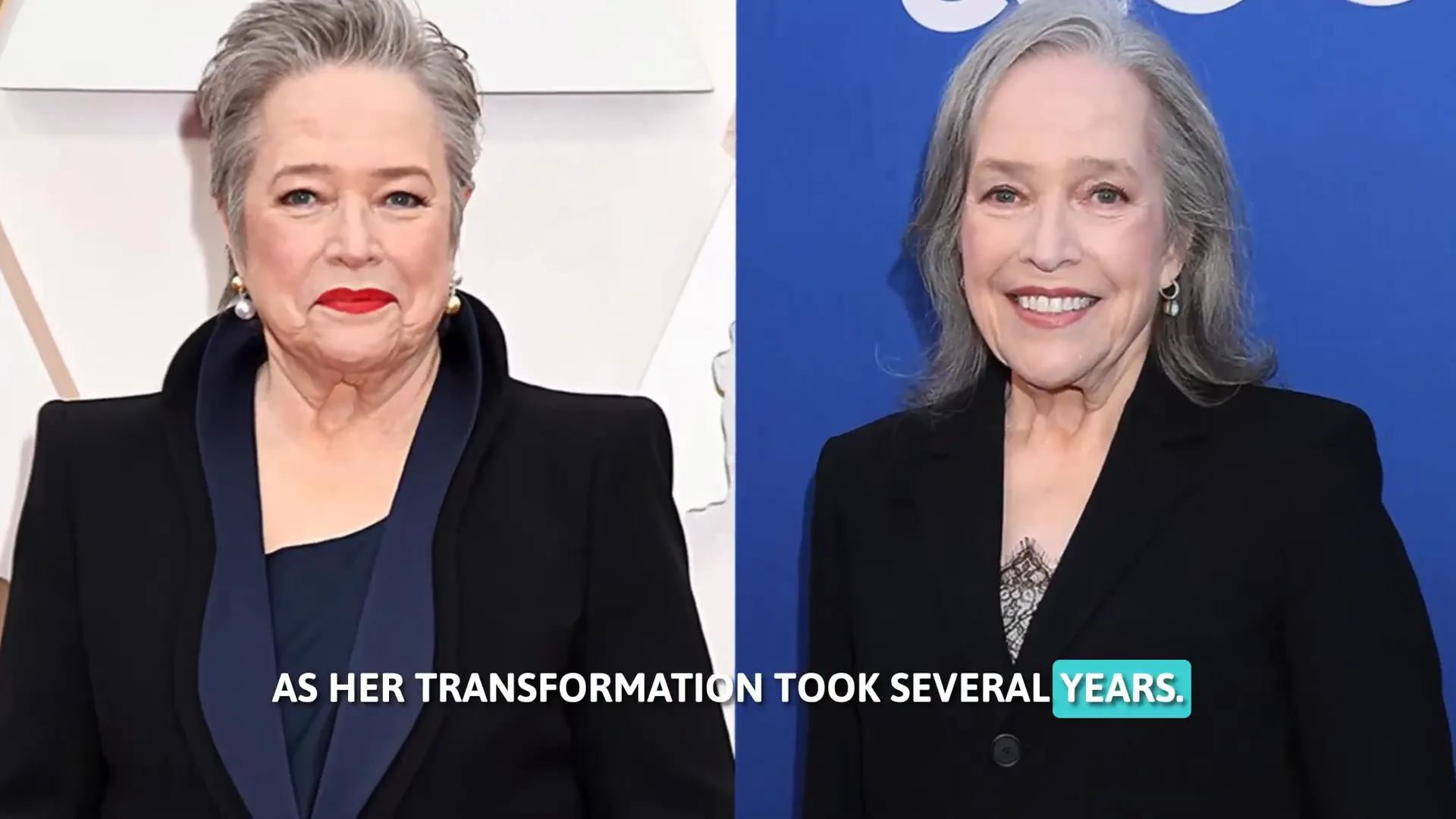 Kathy Bates discussing her exercise routine