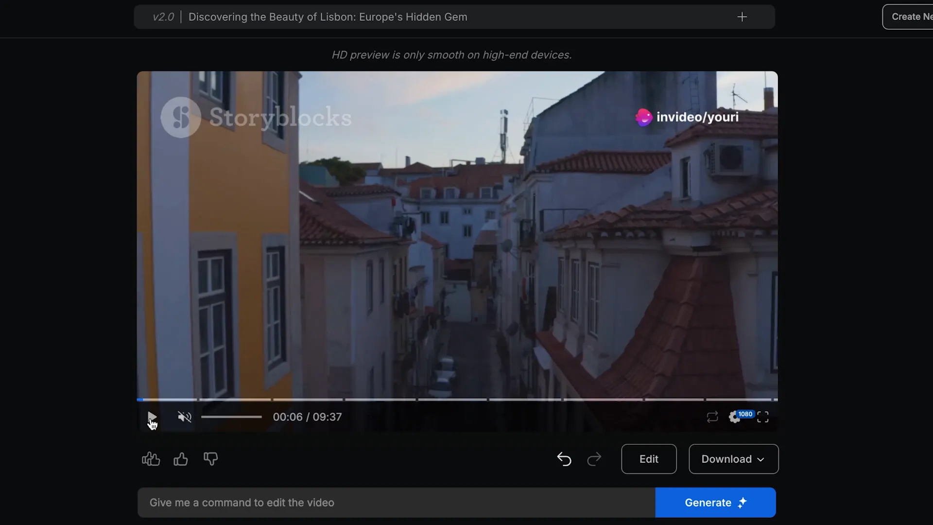 Adding Subtitles in InVideo AI