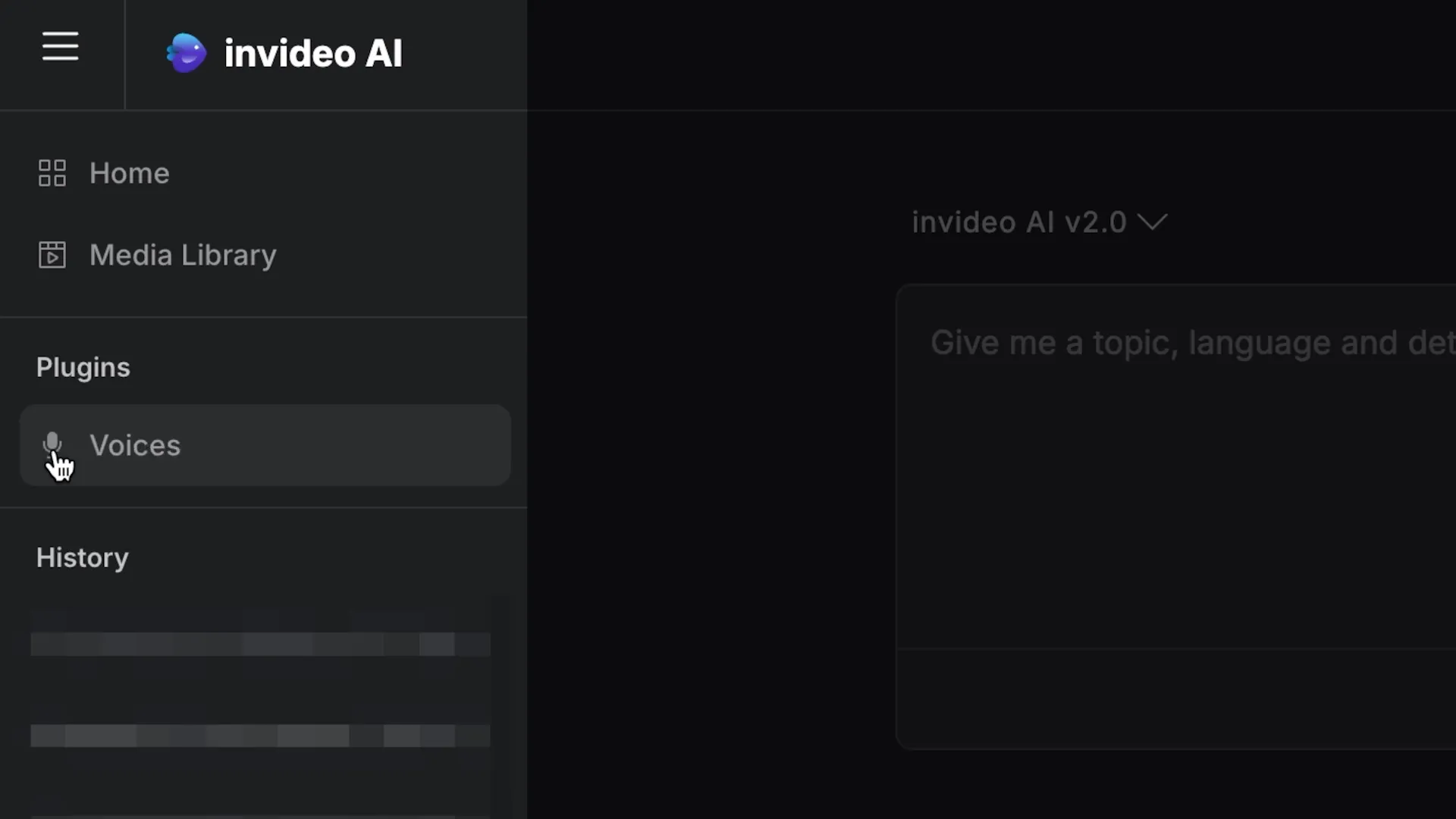 Voice Cloning in InVideo AI