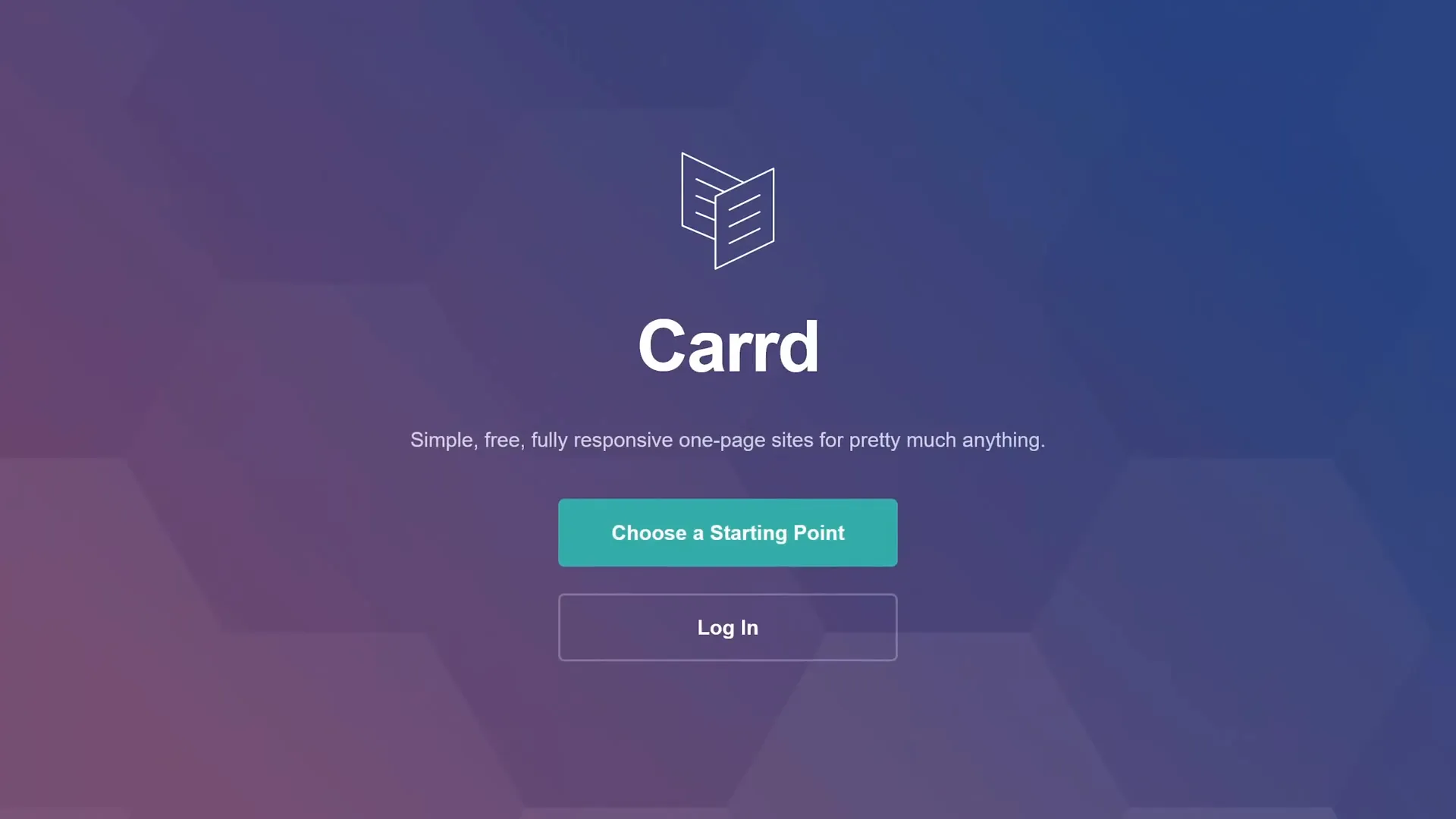 Carrd website builder