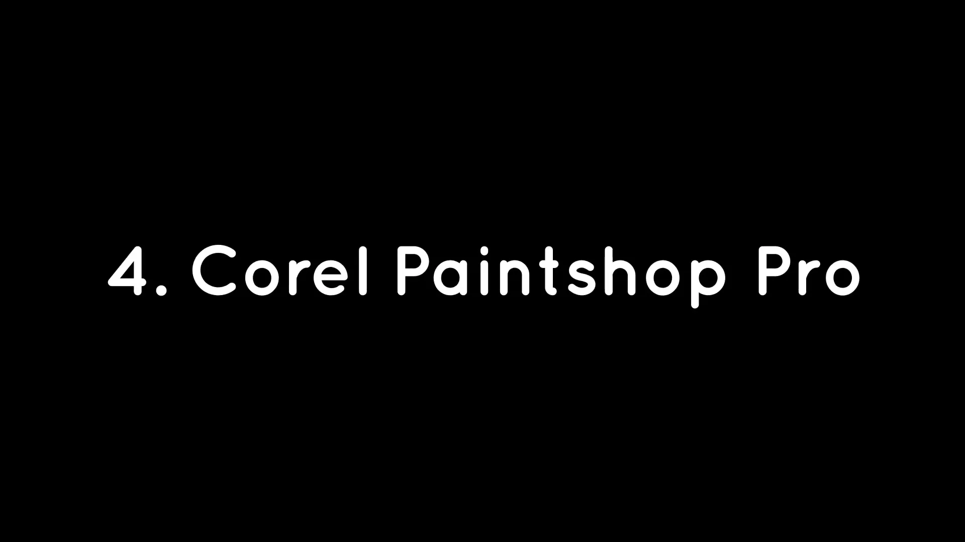 Corel PaintShop Pro interface