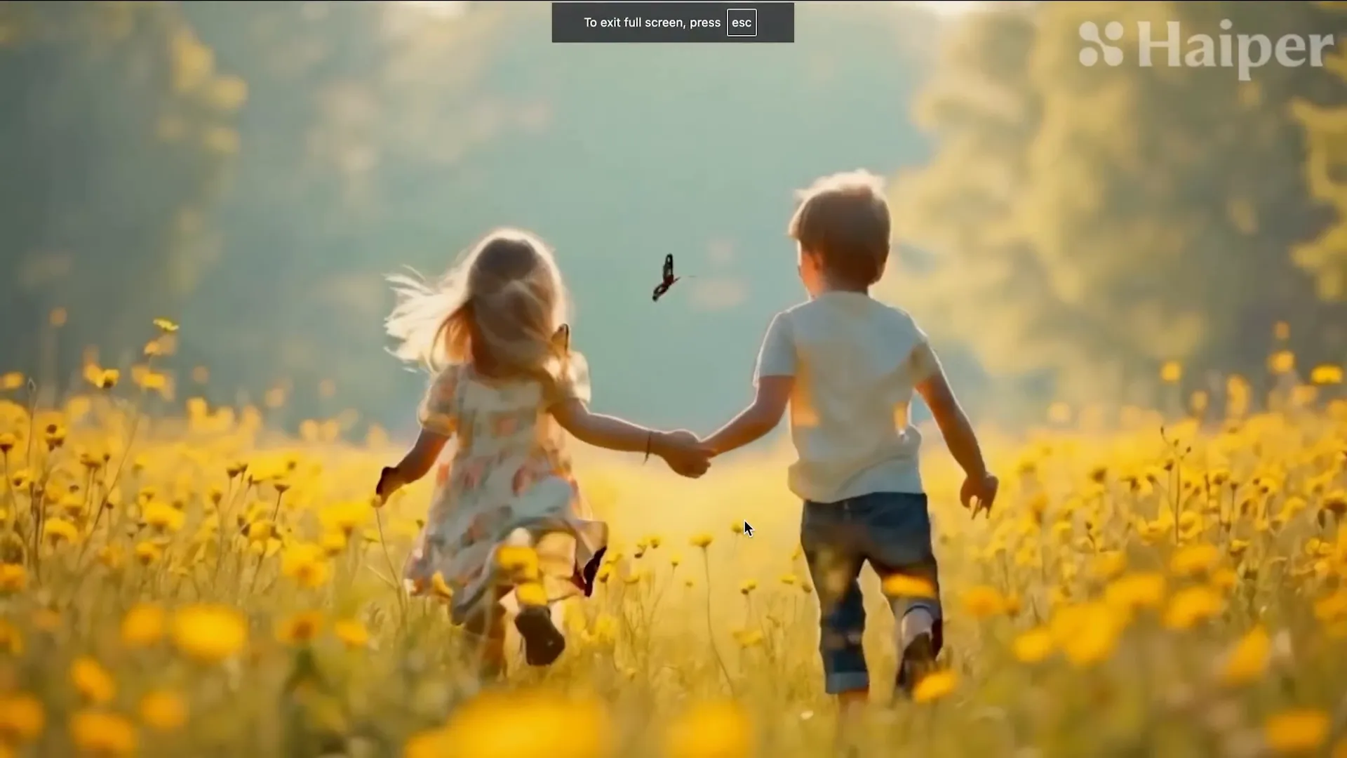 Generated video of a woman speaking