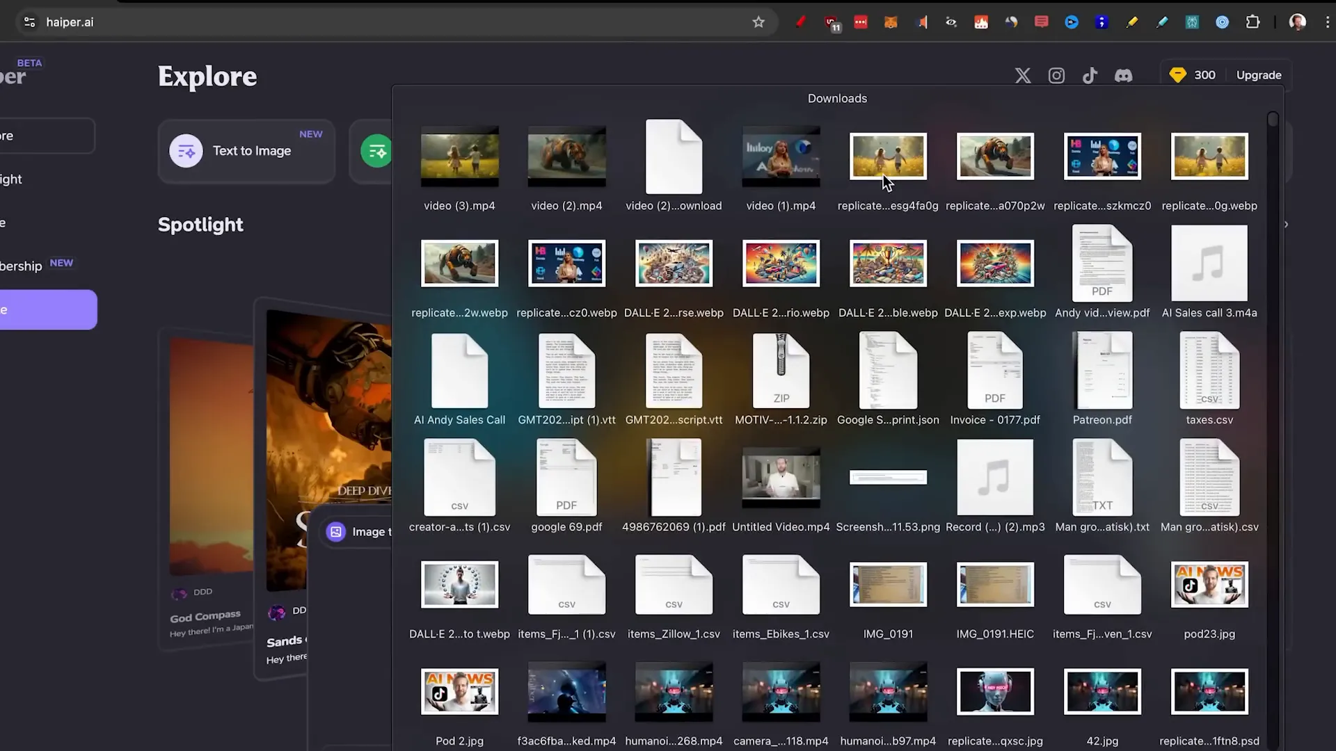Uploading an image to HyperAI