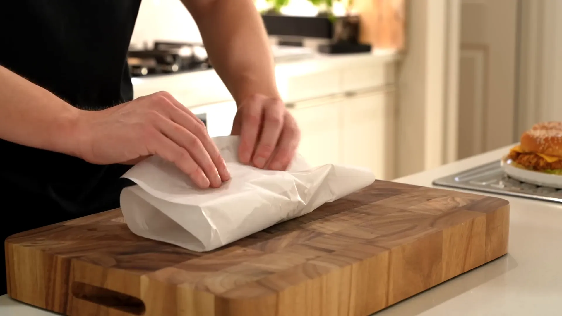 Storing chicken burgers for meal prep