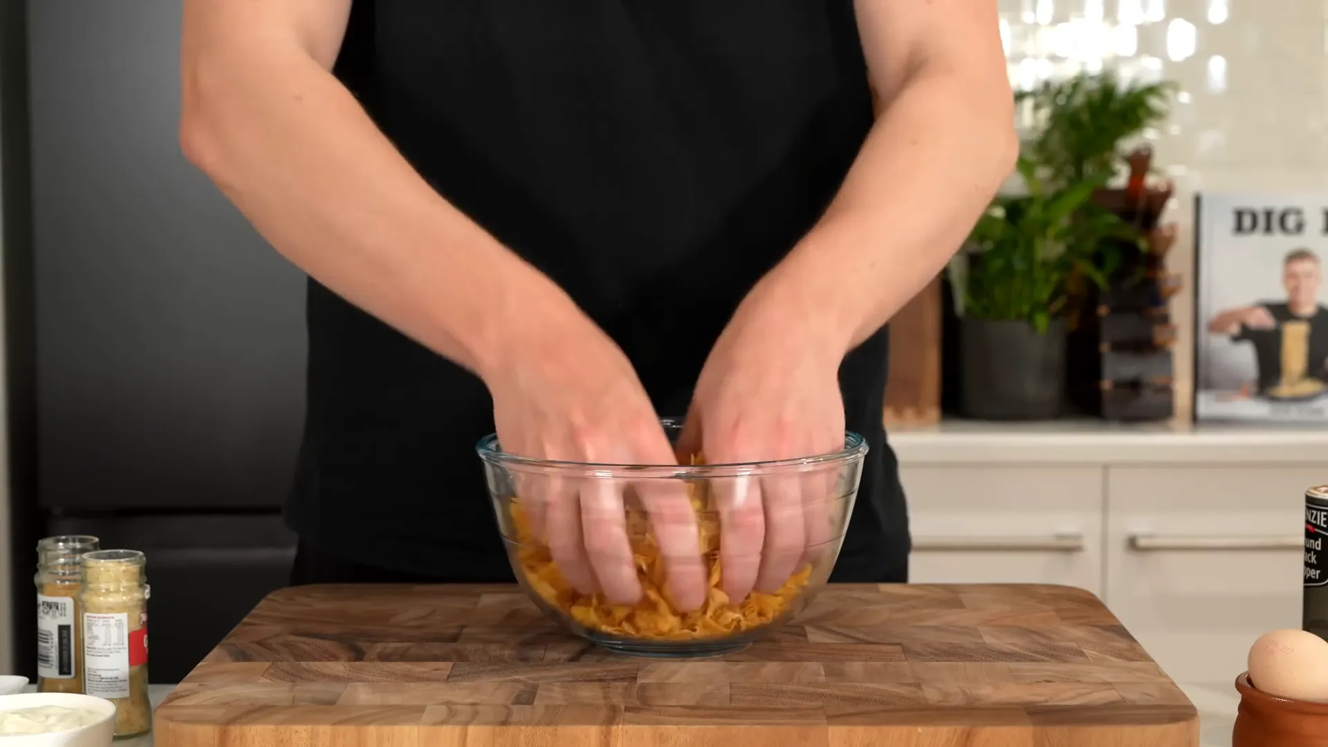 Preparing the crumb coating
