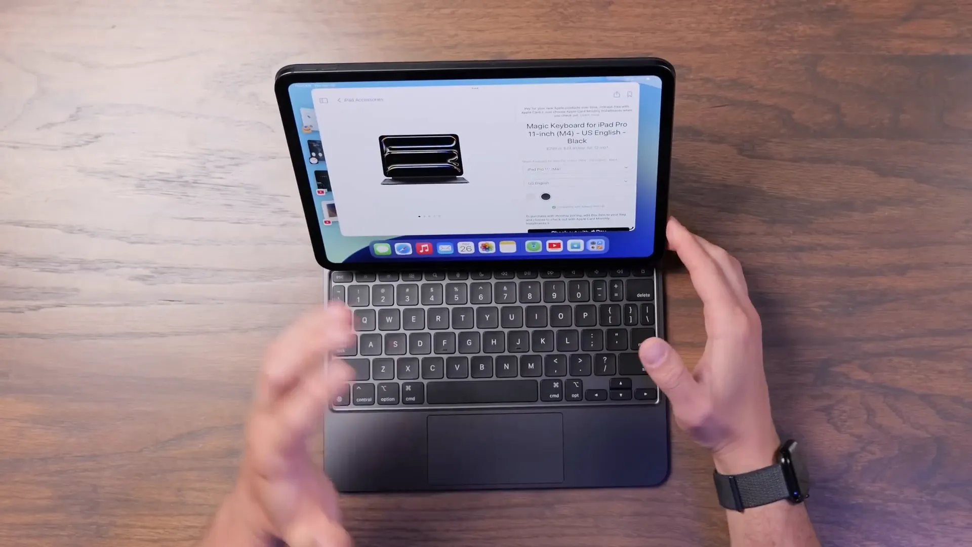 Magnetic attachment and smart connector on Magic Keyboard
