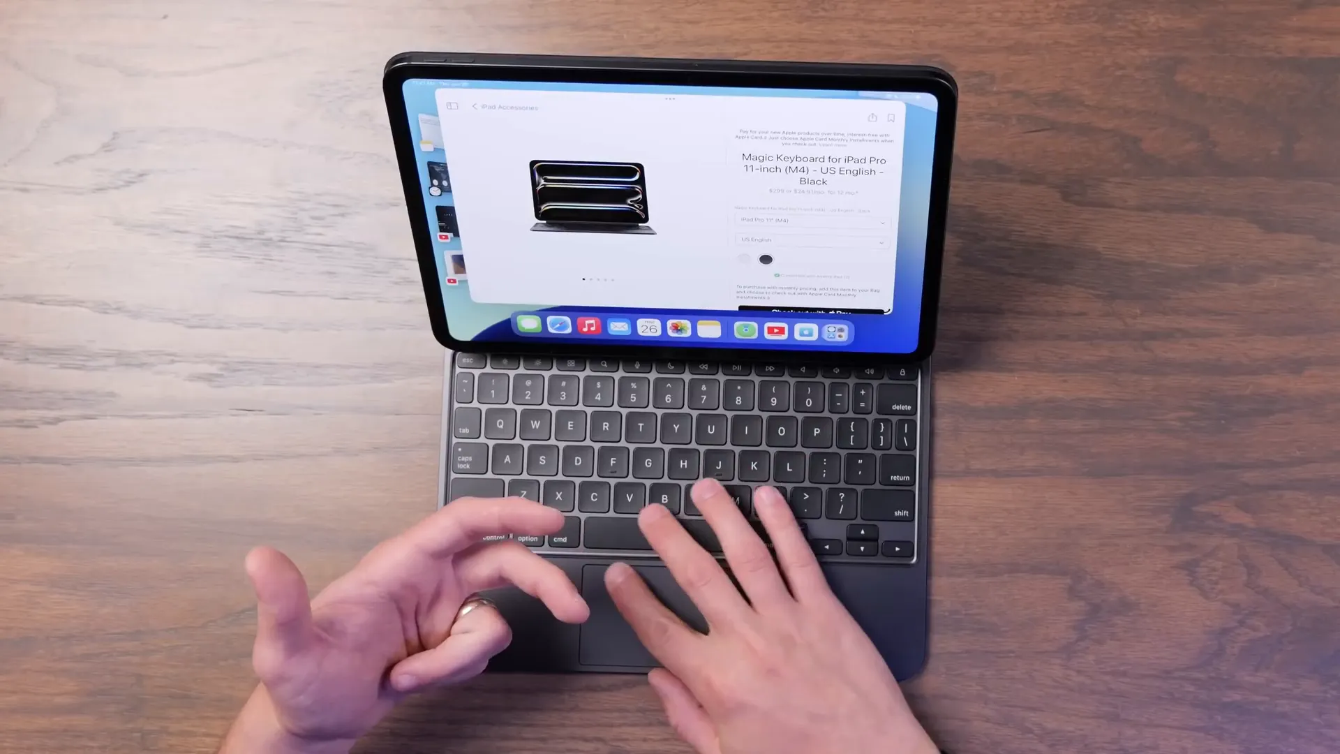 Responsive glass trackpad on Magic Keyboard