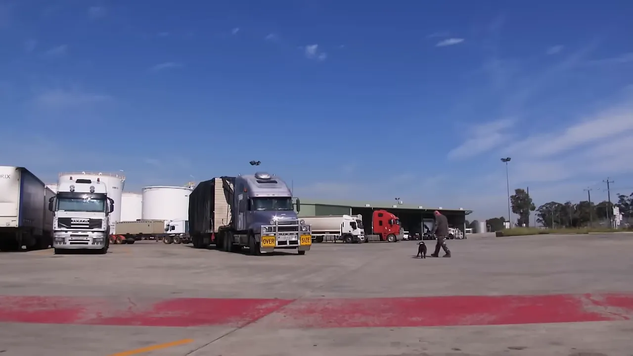 Kurt smiling as the last stretch holds and the load arrives