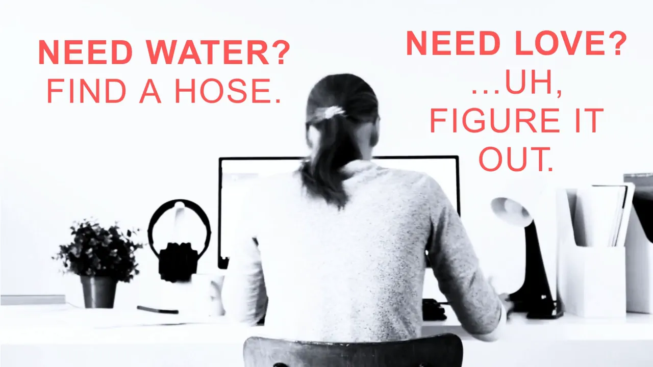 A playful snapshot representing 'feral childhood' and independence