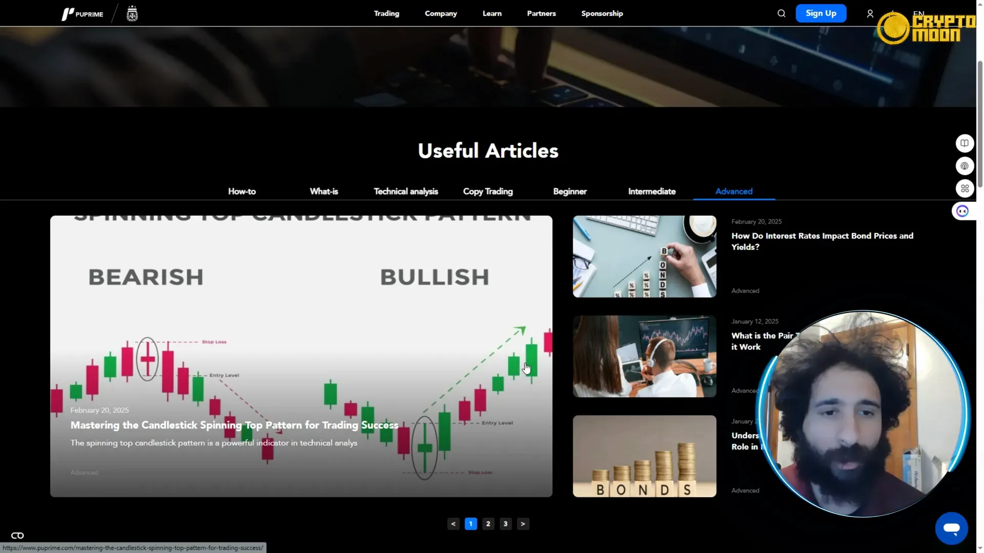 Pu Prime platform showing buy and sell price differences