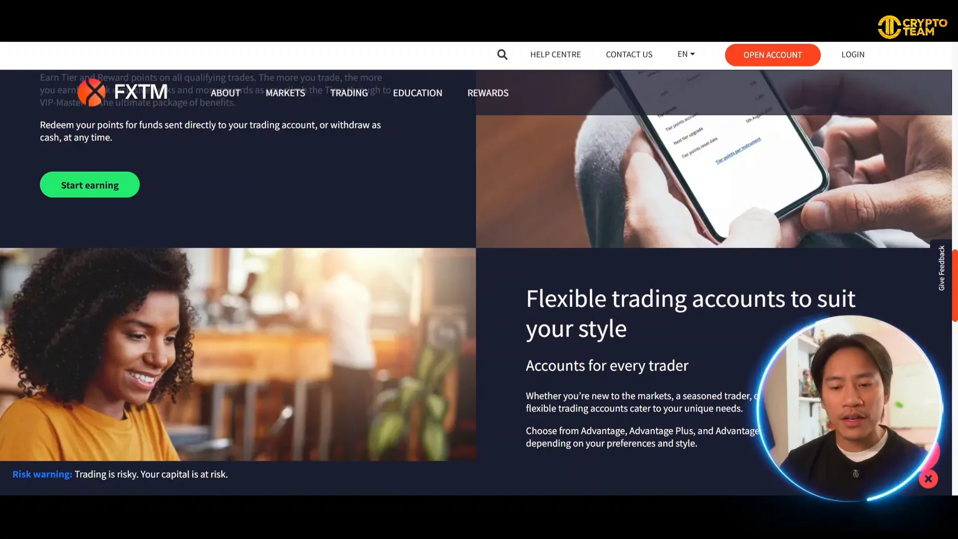 Comparison of FXTM and Invidia Trade trading interfaces