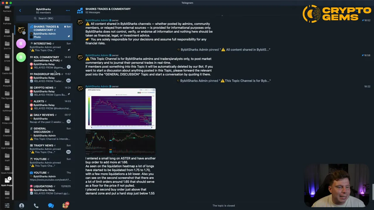BybitSharks Telegram community overview