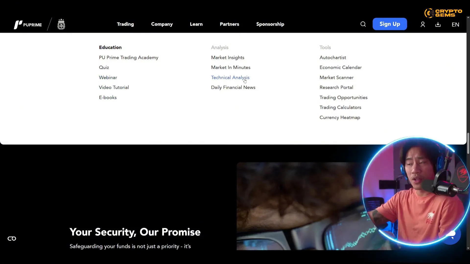 PU Prime Trading Academy and Analysis Tools