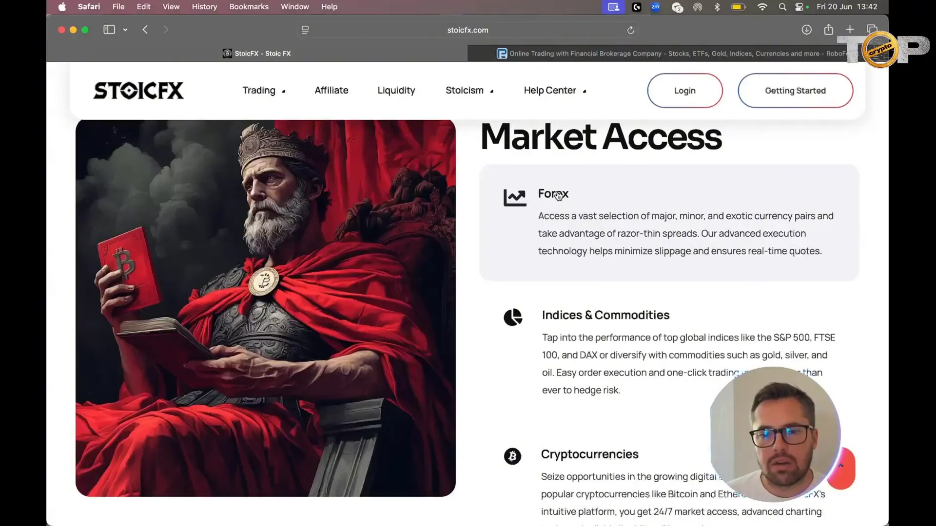 Stoic FX market access and trading options