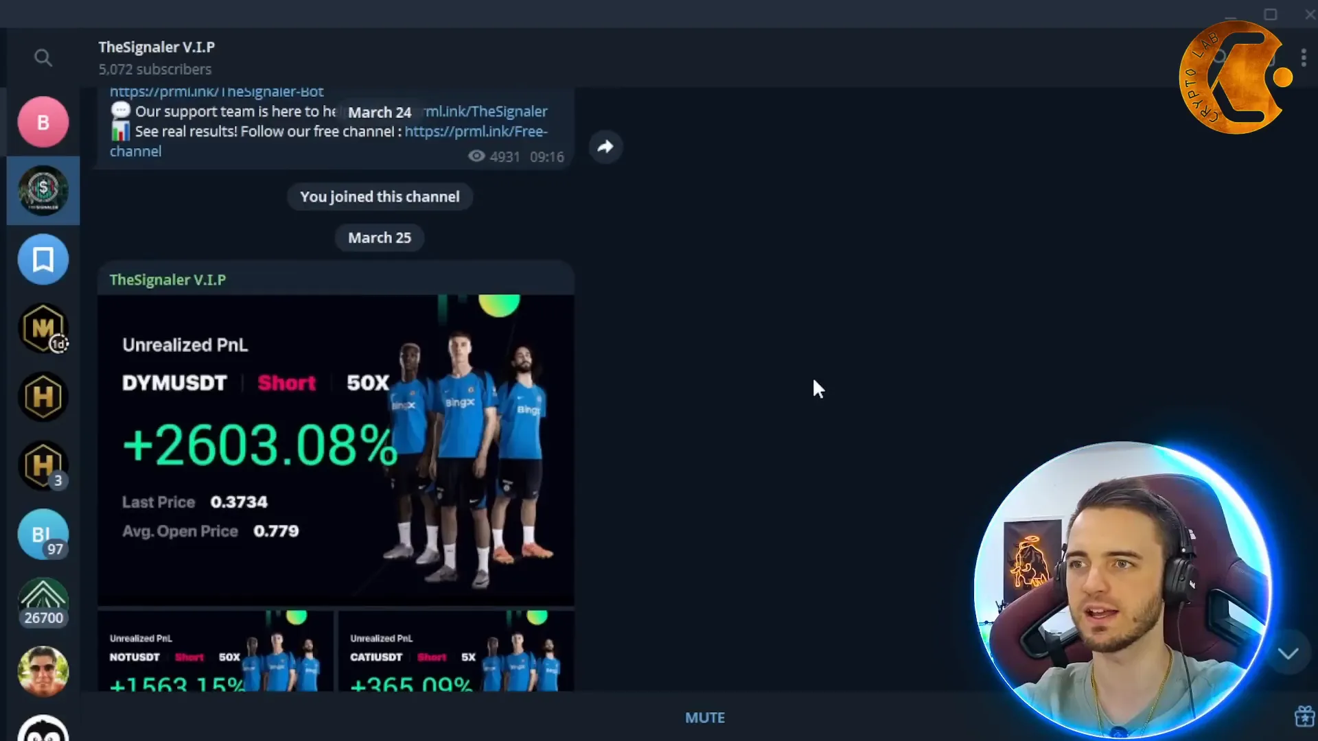 Community results from using TheSignaler