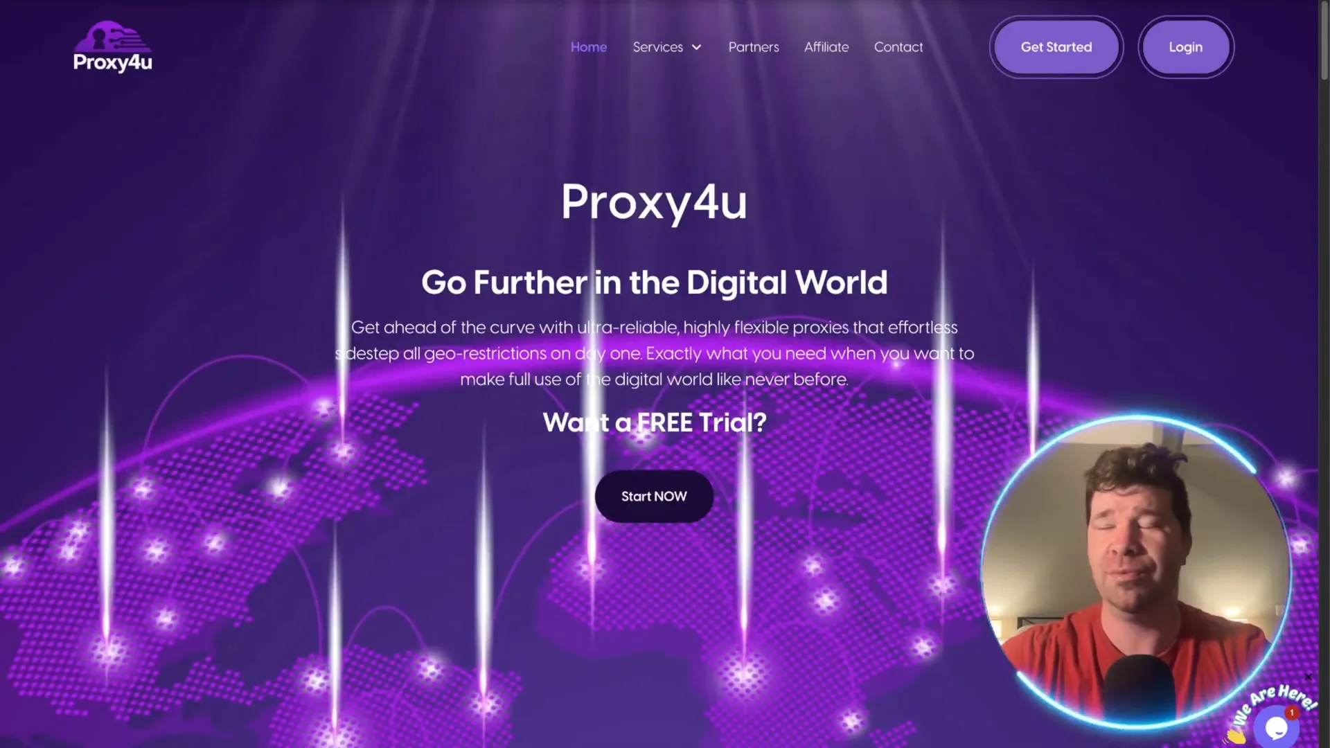 Proxy4U IP locations and statistics overview