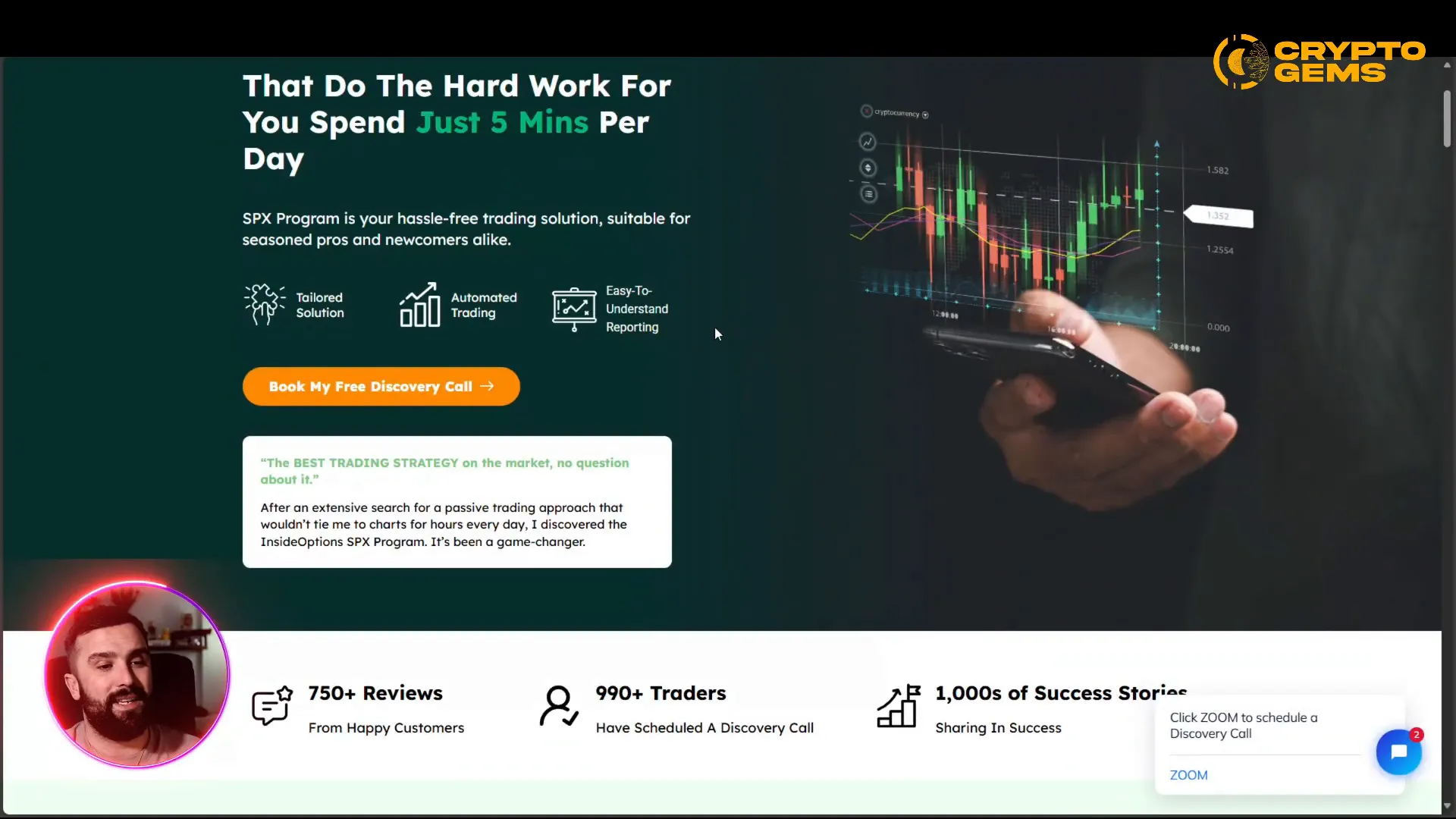 Learning and earning with Inside Options