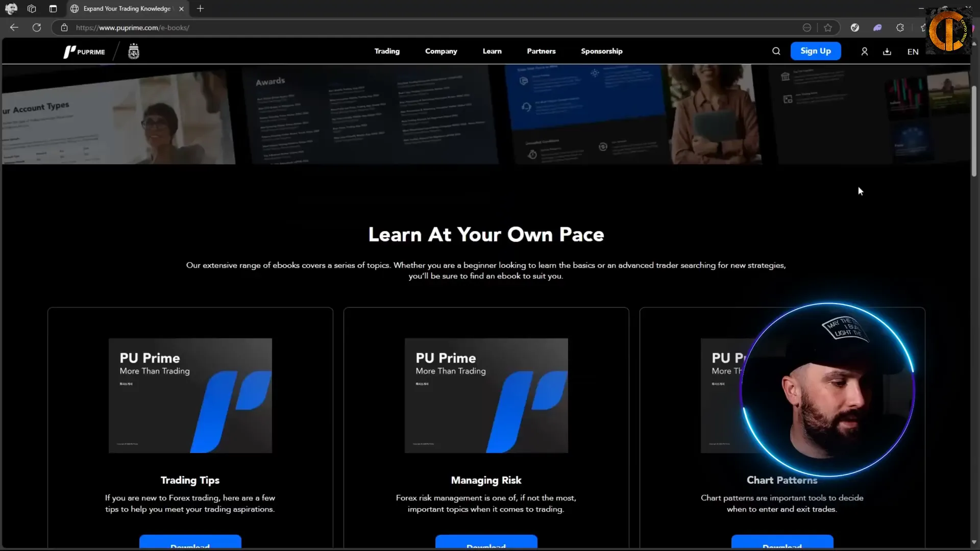 PU Prime trading education ebooks and resources