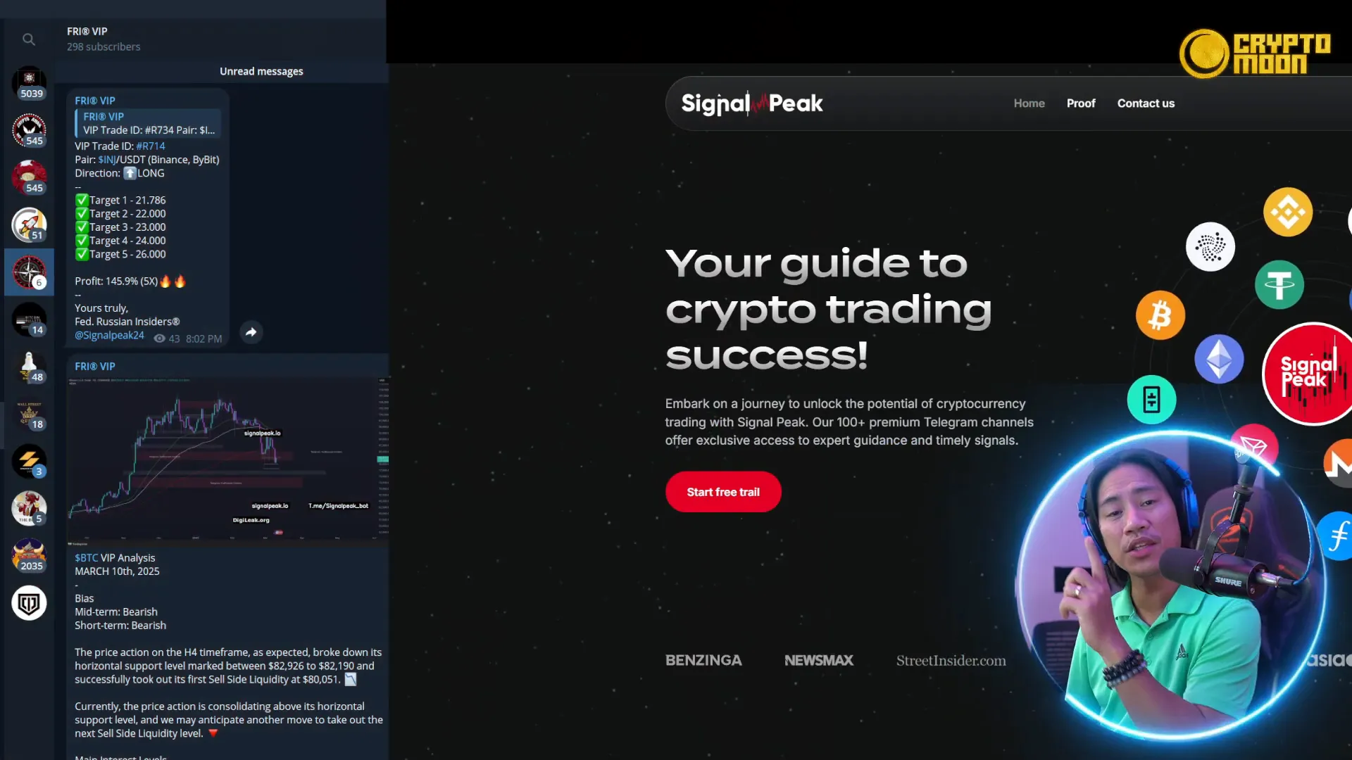 SignalPeak landing page