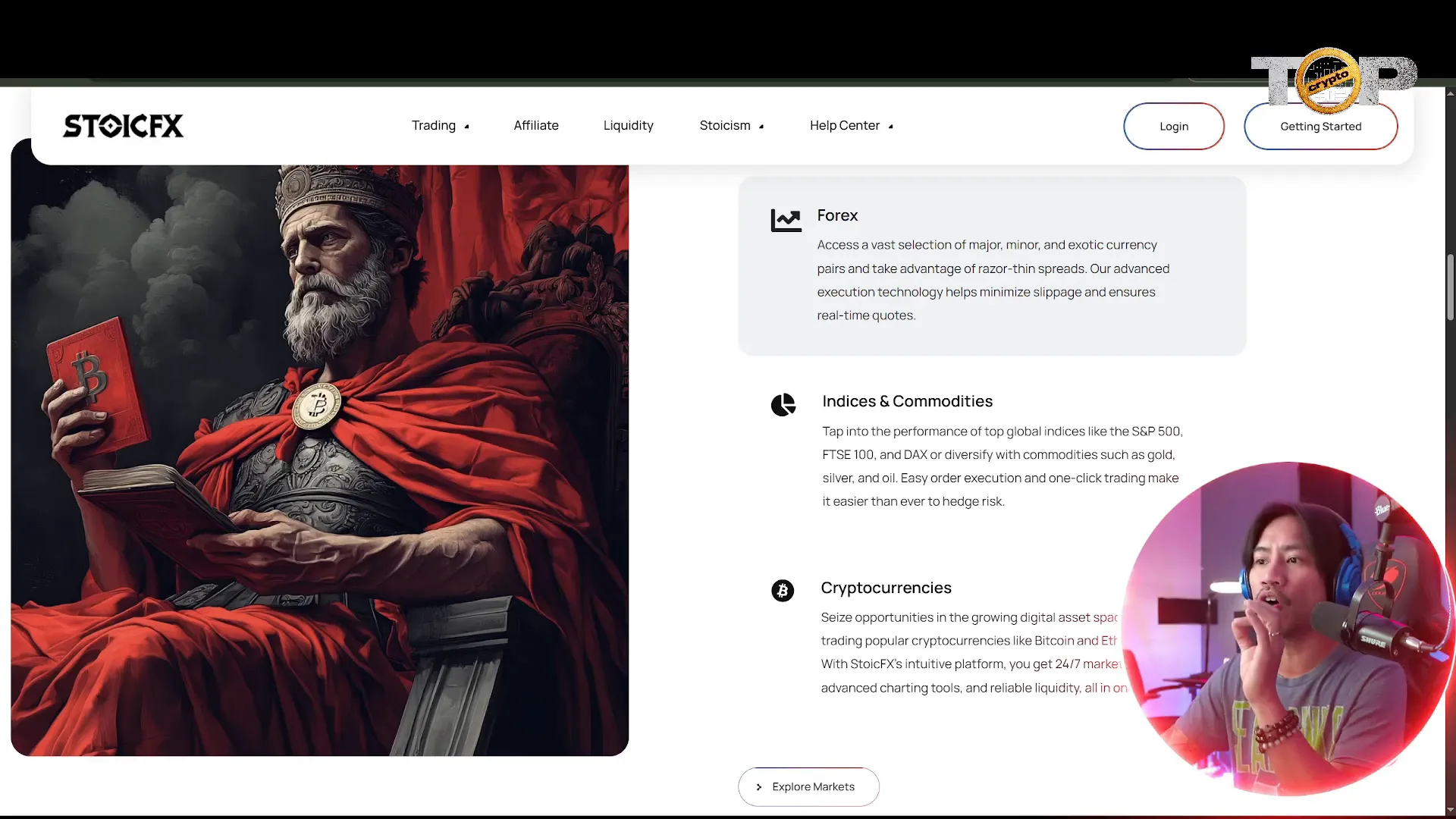 Stoic FX offers zero spread Bitcoin trading with deep liquidity