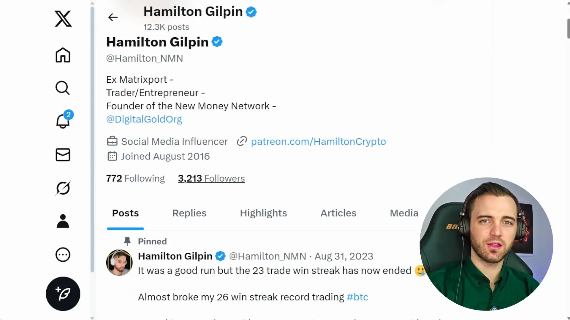 X account showing increase in followers after using SMMGo