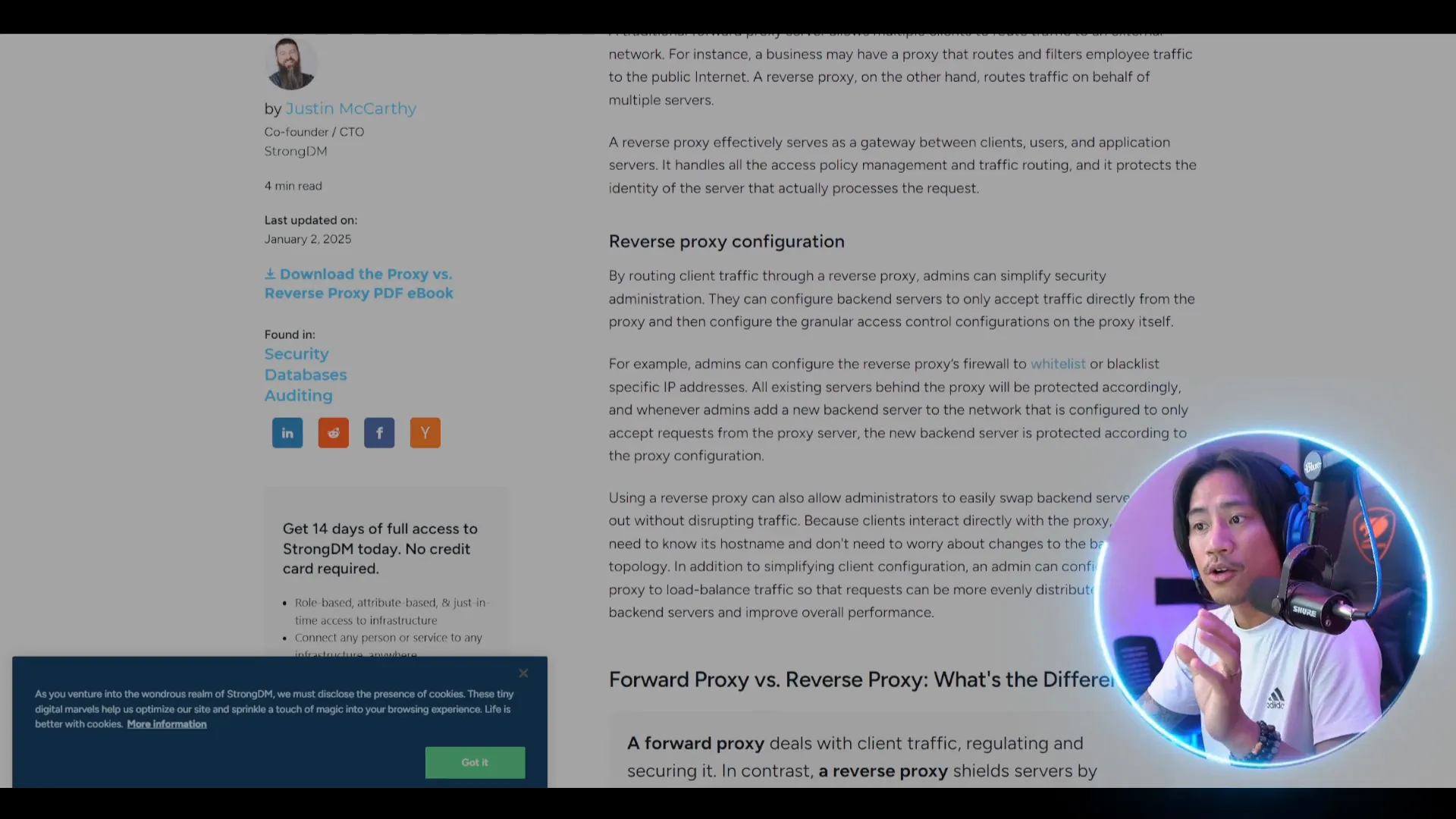 Reverse proxy functionality