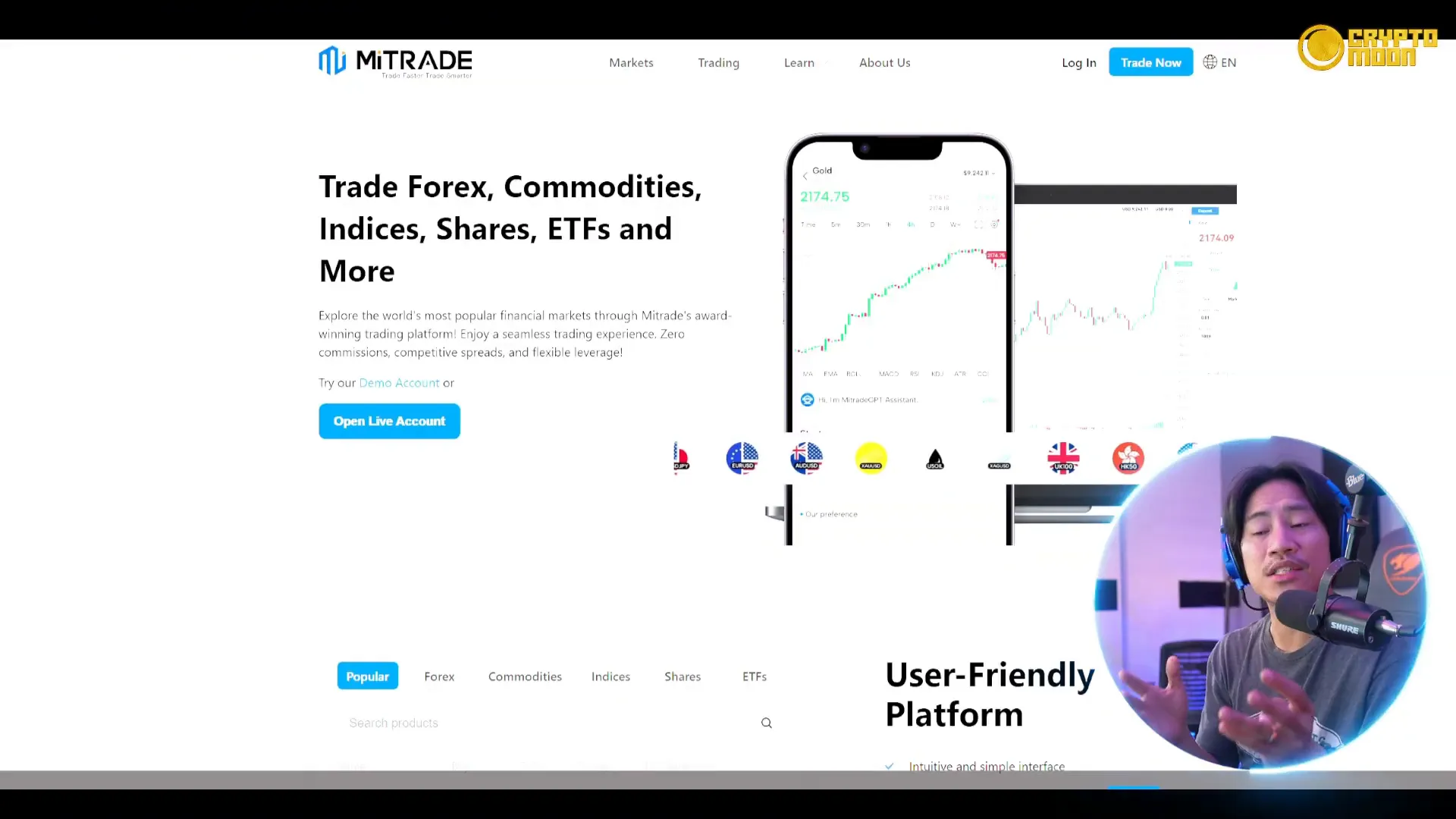 Exploring MiTrade features