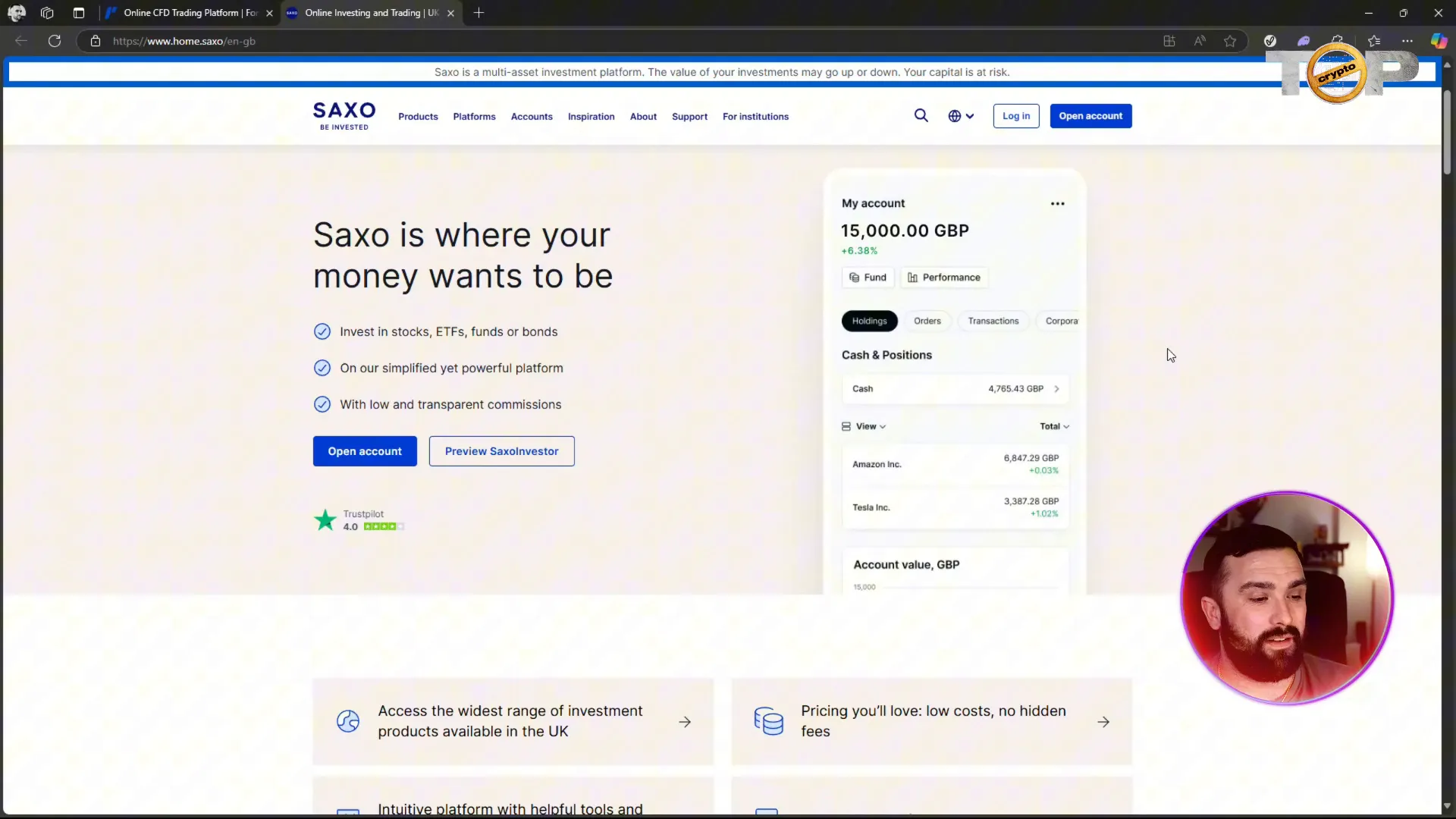 Saxo trading platform overview