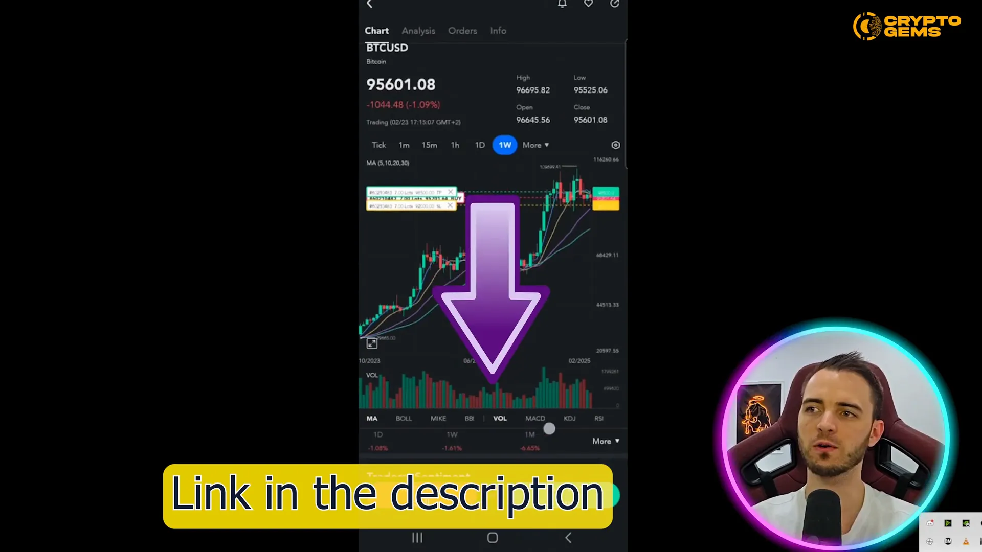 User interface of the PU Prime app
