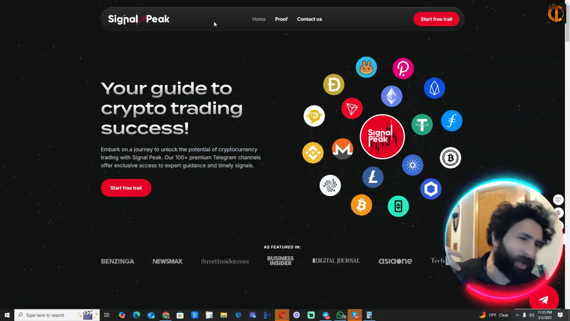 Featured image for the blog, "Unlocking the Power of Crypto Trading with Telegram Signals"