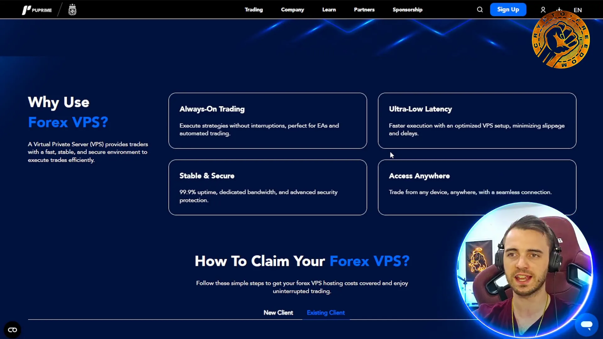 Trader using Forex VPS on the go