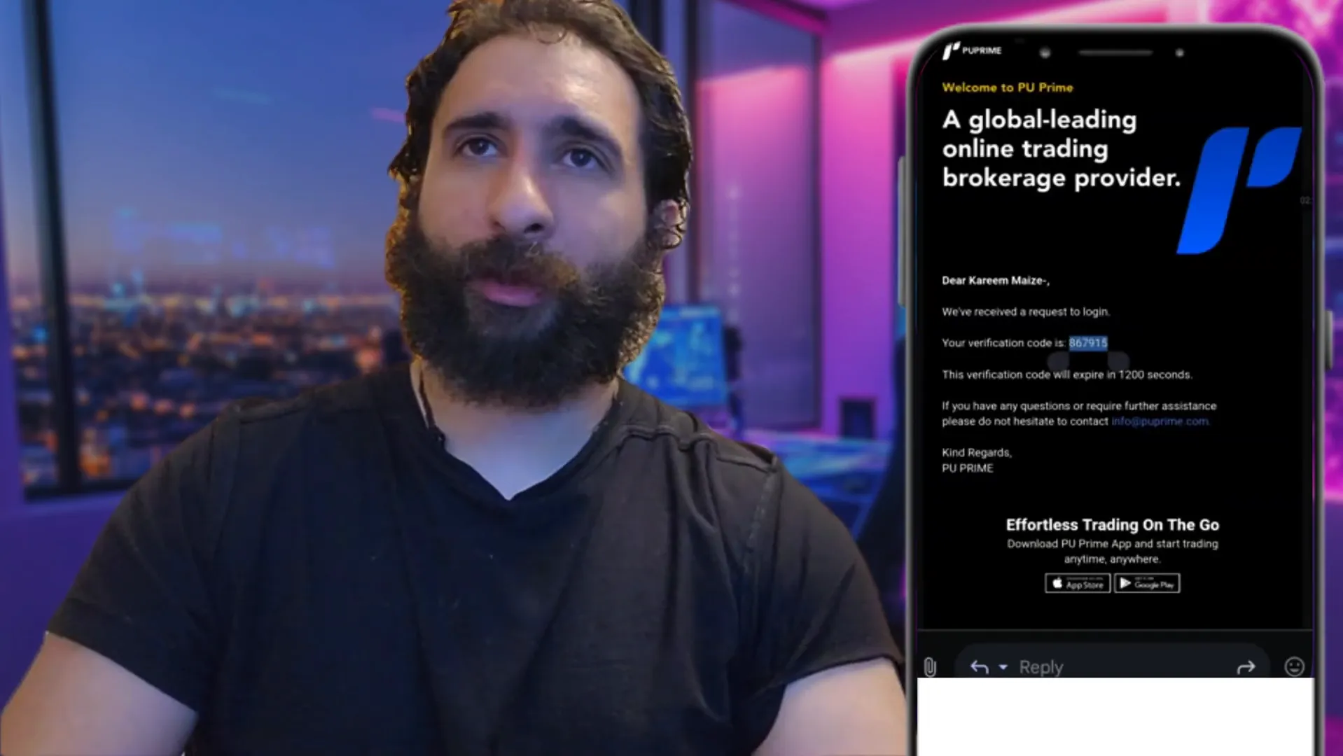 Signing up for PU Prime